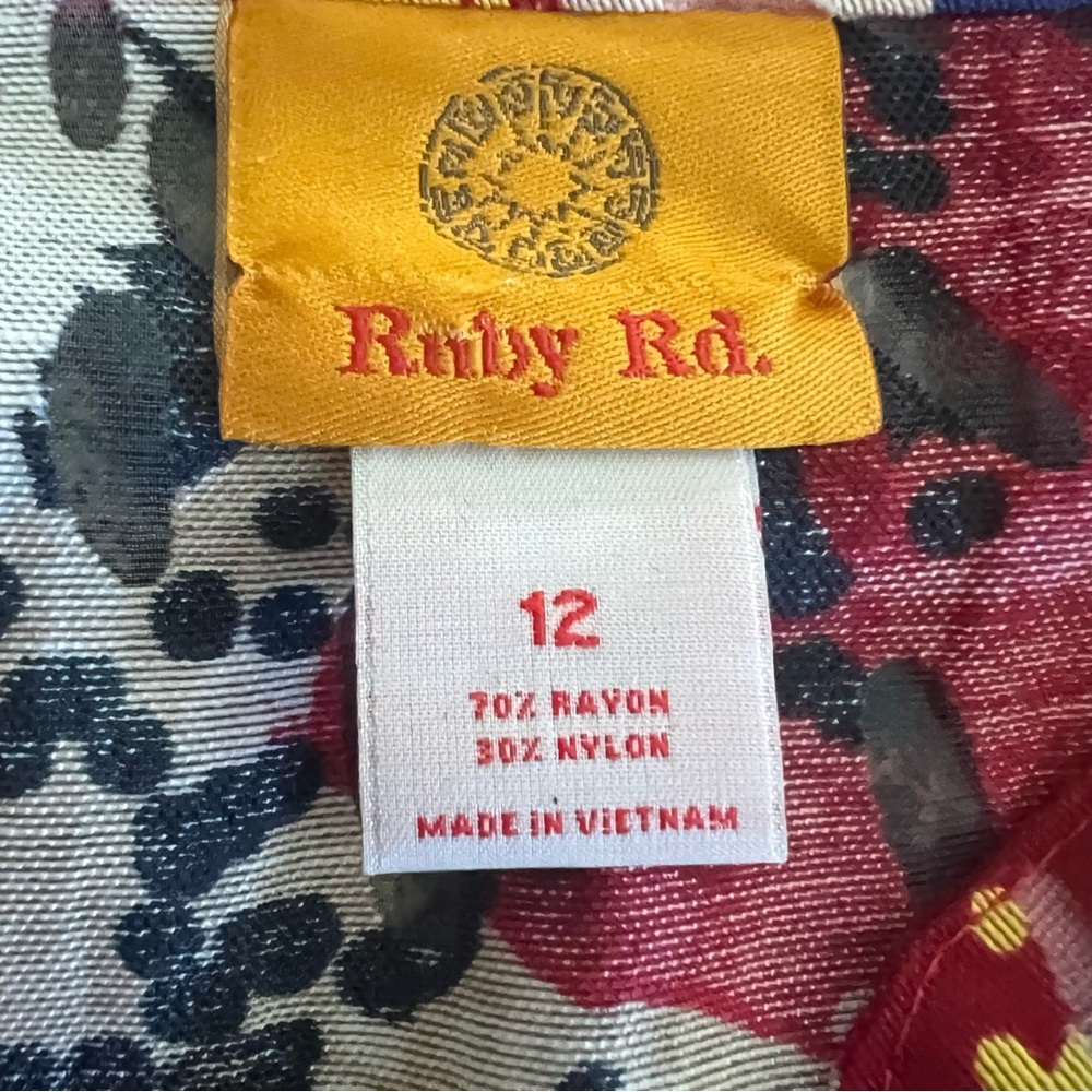Ruby Rd. Multicolor Floral Top - Picture 3 of 5